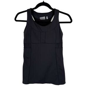 Athleta Tennis Racerback Active Workout Tank Top w/ Back Ball Pockets - XS